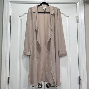 Collared Longline Cardigan